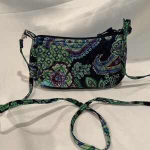 Vera Bradley Crossbody Purse in Retired Blue Rhapsody Pattern